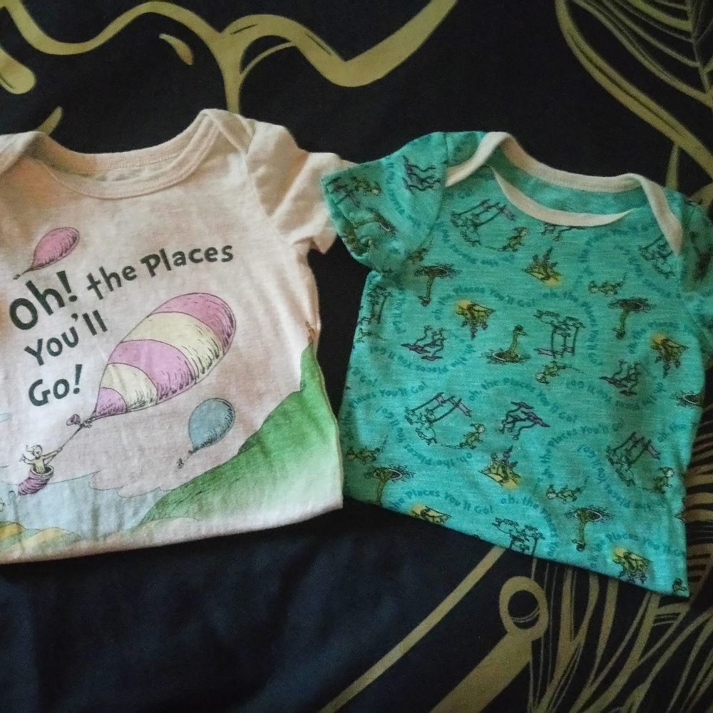 Dr Seuss Onesie set 3-6 months